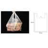 Bolsas de Plástico de Grado Alimenticio para Empaque al Mayoreo Bolsas Desechables Tipo Chaleco Blancas Transparentes para Empaque para Llevar Bolsas de Conveniencia