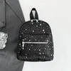 Mochila nueva de puntos de estrella, bolso escolar para estudiante moderno y versátil, mochila sencilla para niña, bolso de gran capacidad para el día a día