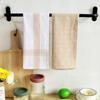 Toalla de Cocina de Algodón Teñido con Hilo para el Hogar, Servilleta para Mesa de Comedor, Mancha de Fábrica, Patrón Geométrico, Mantel para Mesa de Comedor