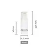 Botella Recargable Portátil con Spray Continuo 100ml Blanca PET Botella Pequeña con Spray Hidratación Facial Botella con Spray Nano Ultra Fino