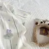 Pijama de Moda Fresca Estilo Verano 2026 para Mujer Cuello en V Holgado Casual Vestido Camisón Ropa para el Hogar