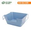 Cesta de Almacenamiento de Doble Asa Específica de Fábrica Hierro Galvanizado Oficina Cesta Grande de Almacenamiento Abierto Caja de Almacenamiento de Archivos Manuales de Oficina