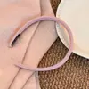 Diadema Macarrón Estilo Ins Cremoso Japonés Coreano Versátil Diaria Antideslizante Pinza para el Cabello Estudiante Viaje Accesorio para el Cabello Suave Color Sólido