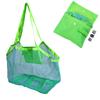 Bolsa de Almacenamiento de Malla para Viaje, Bolsa de Playa Portátil de Gran Capacidad para Nadar, Bolsa de Malla Transpirable para Guardar Juguetes, Bolsa de Malla Portátil