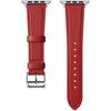 Adecuado para Correa de Apple Watch iWatch para Hombres y Mujeres de Cuero Genuino Microfibra Correa Plana Hermes Fabricante Transfronterizo Directo
