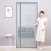 Cortina Mosquiteira de Verão Estilo King Kong Abertura Lateral À Prova de Mosquitos Tela Magnética Cortina para Porta Tela para Janela Quarto Cortina Grande Doméstica Sem Furos Ímã Completo