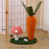Rascador para Gatos Nuevo Personalizado de Zanahoria Material de Sisal Artefacto para Afilado de Uñas de Gato Marco para Trepar para Gatos Interactivo Juguete para Gatos