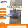 Invólucro de Fibra de Vidro à Prova de Fogo e Retardante de Chamas para Isolamento Térmico e Isolamento de Chicotes de Cabos, Resistente a Altas Temperaturas, Resistente ao Fogo e Resistente à Temperatura