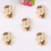 Venta al por mayor de accesorios para ropa de fabricante Flores artificiales Pasadores étnicos Hechos a mano con incrustaciones de diamantes Accesorios de flores artificiales Parches de arte financiero Pegatinas