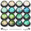 Cross-border Magic 3mm azul verde coração amor nail art lantejoulas ultra-fino laser flash flash diamante em pó acessórios da arte do prego