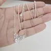 Collar para Mujer con Diseño de Mariposa, Perla y Circonita, Diseño de Nicho, Moderno, Único, Exquisito, Versátil, Gama Alta, Cadena para Clavícula Estilo Bosque