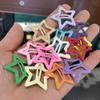 Accesorios para el Cabello de Niños Pinzas para el Cabello de Puntos y Estrellas para Niñas, Pinzas Pequeñas Lindas para Bebés, Pinzas para el Cabello de Niñas Pequeñas, Pinzas BB, Pasadores de Estrella de Cinco Puntas