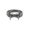 Anillo de Diente de Animal Transfronterizo AliExpress Europa y Estados Unidos Nuevo Divertido Personalidad Arte Apertura Ajustable Anillo Más Vendido