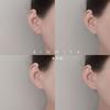 2021 Nuevos Aretes de Llegada para Mujer Estilo Coreano Plata Esterlina Modernos Simples Geométricos Pequeños Aretes Mini Lindos Aretes de Pareja para Estudiantes