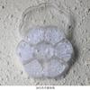 Celebridade Cibernética Camélia Manicure Joias de Diamante Caixa de Pétalas Pérola Destaque Branco Arroz Branco Puro Pérola Meio Redonda Conjunto Misto