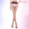 Medias sin costuras 0.1D malla cintura tiro profundo medias para mujer ultrafinas sedosas 512 agujas pantimedias sexys sin costuras 3038