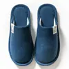 Pantuflas de Lino para Otoño e Invierno con Puntera Cerrada para Uso en Casa, Pantuflas de Piso para Interior para Pareja, Para Hombres y Mujeres Postparto, Suela Suave Antideslizante, Cálidas para Uso en Casa