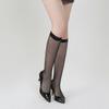 Calcetines de red hasta media pantorrilla ins calcetines de pantorrilla de color sólido calcetines de seda anti-gancho para mujer calcetines ajustados de presión rojos calcetines jk al por mayor 5006