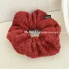 Goma para el pelo de felpa retro estilo coreano, para otoño e invierno, de lana de cordero, cuerda para coleta versátil de nicho, accesorio elegante para el cabello