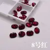 No. 8 Rubíes Ovalados Sueltos para Montar en Anillo