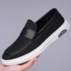 Zapatos Blancos de Hombre Hechos a Mano en Línea Primavera y Verano 2025 Zapatos Casuales Transpirables de Malla Tejida al Vuelo para Hombre Zapatos para Conducir 189