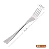 Nova Garfo de Fruta de Aço Inoxidável Garfo Doméstico de Luxo Leve Garfo de Sobremesa Comercial Alta Aparência Estilo Ocidental Garfo de Fruta Utensílio de Mesa