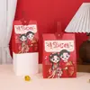 Nueva caja de dulces de boda creativa de alto sentido, bolsa de dulces chinos, caja de dulces portátil, caja vacía, caja de regalo portátil al por mayor