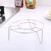 Rack de Vaporização Alto de Aço Inoxidável Tripé Redondo Rack Isolado Rack de Armazenamento de Cozinha Pão Cozido no Vapor Ovo Panela de Arroz Rack à Prova d'Água
