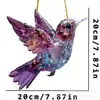 Ornamentos de Pássaro Acrílico Pendentes Bonitos, Mais Vendidos Transfronteiriços para Sala de Estar e Jardim, Decoração de Cena de Feriado, Presente