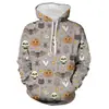 Serie Periférica de Dibujos Animados Mickey Mouse Clásico Europeo y Americano Transfronteriza Sudadera con Capucha Impresión Digital 3D