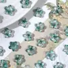 Atacado 10mm Furo Médio Flor de Cinco Folhas Pétalas de Vidro para Pulseiras DIY Feitas à Mão, Colares e Materiais para Fazer Pentes Tradicionais