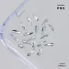 Explosiones Arte de uñas japonés blanco k9 con forma plana mini súper brillante pequeño diamante roto accesorios de uñas diarios venta directa