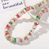 Cuentas sueltas de vidrio cuadrado a rayas multicolores de forma especial bicolor para joyería DIY, pulsera, collar, aretes, accesorios al por mayor