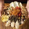 Paquetes de Sopa de Champiñones de Colores, Paquete de Ingredientes para Sopa de Champiñones Matsutake y Morilla Especialidad de Yunnan, Venta al por Mayor de Productos Secos