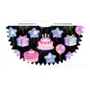 Roupas Personalizadas de Bolo de Aniversário para Meninos e Meninas de Todas as Idades, com uma Vibe Festiva de Festa de Aniversário, Apresentando uma Capa Pequena com Amarração