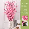 Paisaje Forestal de Jardín de Duraznos con Flores Simuladas Hojas Ramas de Flor de Durazno Ramas Simuladas Decoración de Boda para el Hogar Flores de Seda Flores Artificiales Venta al por Mayor