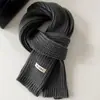Bufanda de Punto Grueso Suave Estilo Coreano Otoño Invierno para Mujer Color Sólido Engrosada Cálida Estilo Coreano Pareja Estudiante Calentador de Cuello Versátil Venta al por Mayor