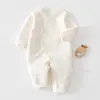 Ropa de una pieza para recién nacidos, Ropa acolchada para bebé de primavera y otoño, Ropa de mariposa para bebé niño y niña, Ropa de algodón puro para salir del recién nacido