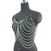 Productos para Adultos Estilo Gótico Accesorios Eróticos de Cuero para Mujer Cadena Corporal Coqueteo Bondage Accesorios de Cinturón Sm