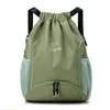 Bolsa de badminton multi-funcional mochila para raquete de tênis mochila esportiva de grande capacidade para exterior bolsa leve com cordão