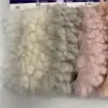 Terciopelo de Burbujas de Partículas Grandes Ligero Terciopelo de Cordero de Partículas Grandes Terciopelo de Algodón Cocido Grande Ropa de Abrigo para Mujer Tejido de Felpa