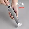 Olla de silicona para enrollar a alta temperatura Bing Cubierta para mango de cuchara grande Mango de wok Cubierta aislante antiescaldante Pala para olla de hierro de fondo plano Resistente