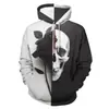 Sudadera con Estampado Digital 3D de Navidad Transfronteriza Halloween 2024 Sudadera para Hombre Estampada