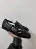 Versión de Piel de Oveja ~ Zapatos de Cuero Tallado Barroco Estilo Británico Retro para Mujer 2025 Nuevos Mocasines Versátiles Zapatos de Mujer