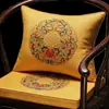 Nuevos cojines para sillas, cojines de asiento y cojines decorativos de secuoya estilo chino; cojines bordados para sillones y sillas de estilo oficial; Cojines de asiento de sofá de algodón y lino Dorothy
