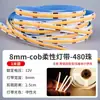 Tira de Luz Cob Ultraestrecha de 5 mm 12V/24V Luz Lineal para Hogar Canal de Aluminio Vitrina de Exhibición Barra de Luz de 3 mm