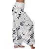 Calças Femininas Nova Coleção Primavera/Verão 2026 Estilo Europeu e Americano Amazon Estampadas Soltas Casuais Wide-Leg Calças Femininas Calças Harem