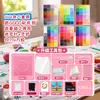 Set de cuentas premium para manualidades DIY, incluye un juego completo de herramientas, plancha y paquetes suplementarios para juguetes de cuentas
