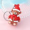 Nuevo llavero navideño, oso navideño, árbol navideño, muñeco de nieve, bolso colgante, pequeño regalo navideño.