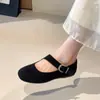Zapatos Mary Jane con estampado de leopardo, aumento interno de altura de 4 cm, nuevo estilo primavera/verano 2026, adecuados para combinar con faldas, zapatos de noche